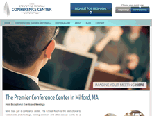 Tablet Screenshot of crystalroomconferencecenter.com